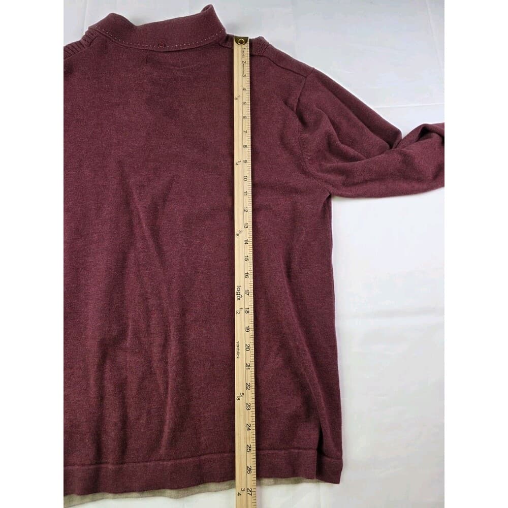 Nat Nast Men's Large 1/4 Zip Long Sleeve‎ Pullover - Thumbnail 5