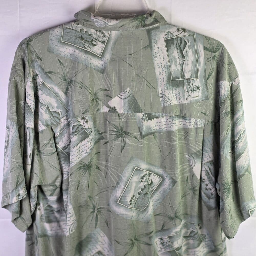 Bermuda Bay Men's XXL Silk Tropical Short Sleeve Shirt - Thumbnail 8