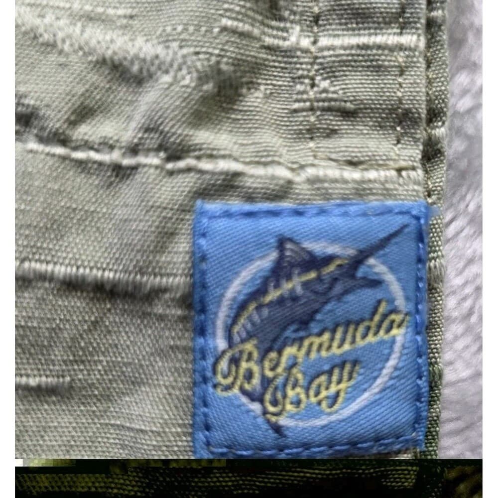 Bermuda Bay Men's XXL Silk Tropical Short Sleeve Shirt - Thumbnail 6