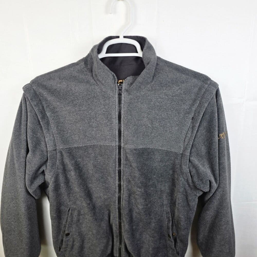 Foot Joy Men's XL Golf Jacket Reversible Black / Gray With‎ Removeable Sleeves - Thumbnail 6