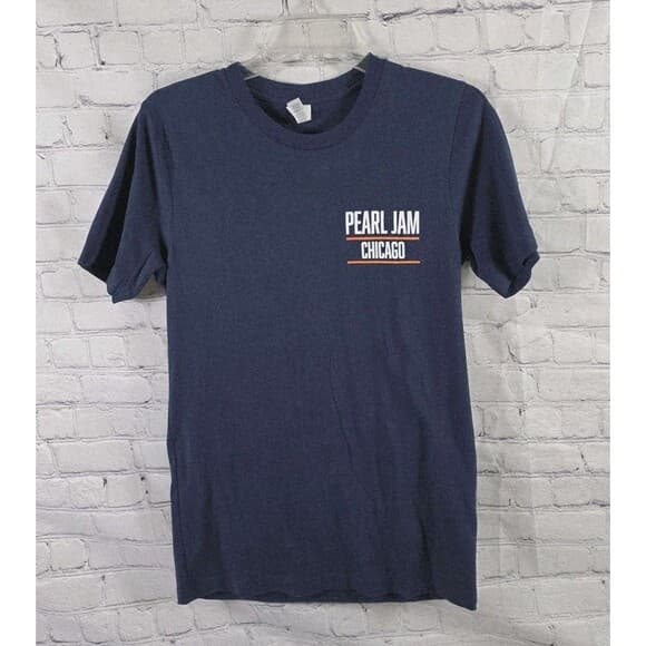 Pearl Jam Men's Small Blue 2024 Chicago S/S Concert T-Shirt - Thumbnail 10