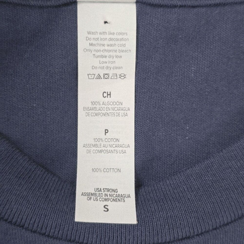Pearl Jam Men's Small Blue 2024 Chicago S/S Concert T-Shirt - Thumbnail 2
