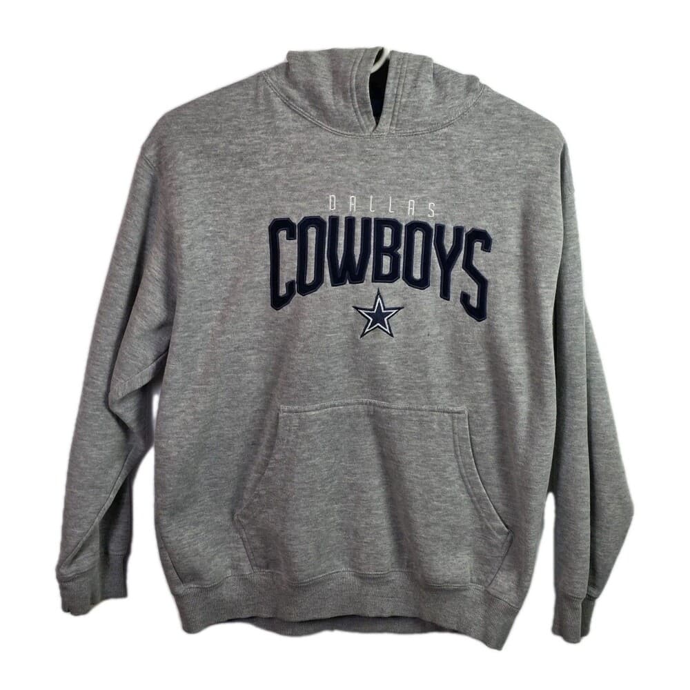 Dallas Cowboys Youth‎ (20) Heather Gray Hoodie - Thumbnail 7