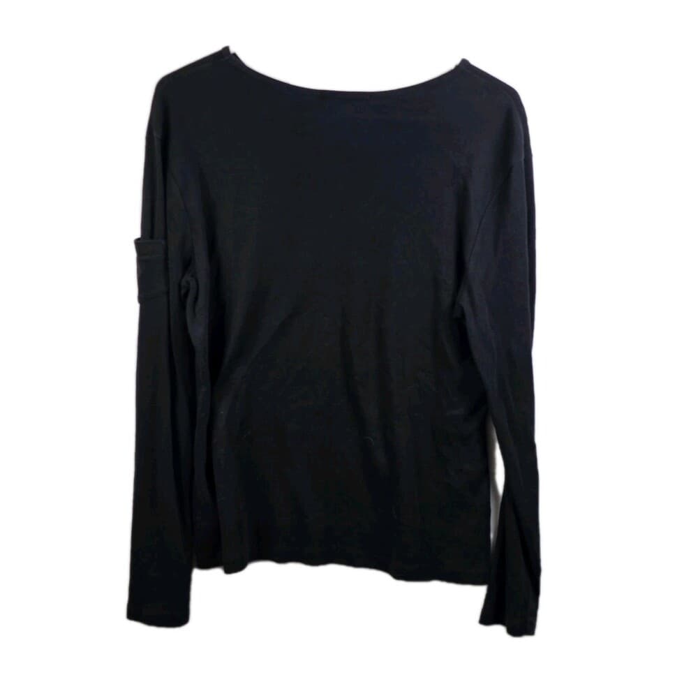 LRL Lauren‎ Jean Co Women’s Large Black Crewneck Long Sleeve Shirt - Thumbnail 7