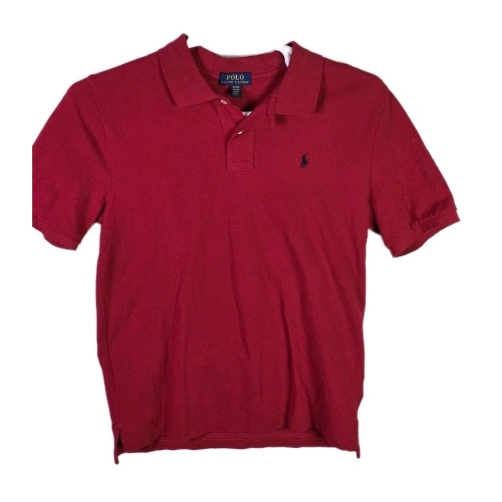 Polo‎ Ralph Lauren Teens (18-20 ) Red Short Sleeve Shirt - Thumbnail 8