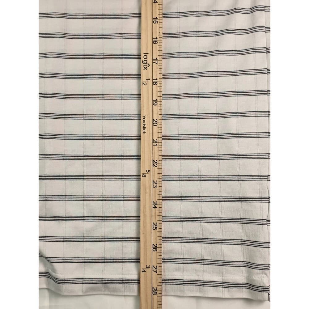 Tiger‎ Woods Men's XL White Striped Fit Dry Performance Short Sleeve Golf Shirt - Thumbnail 7