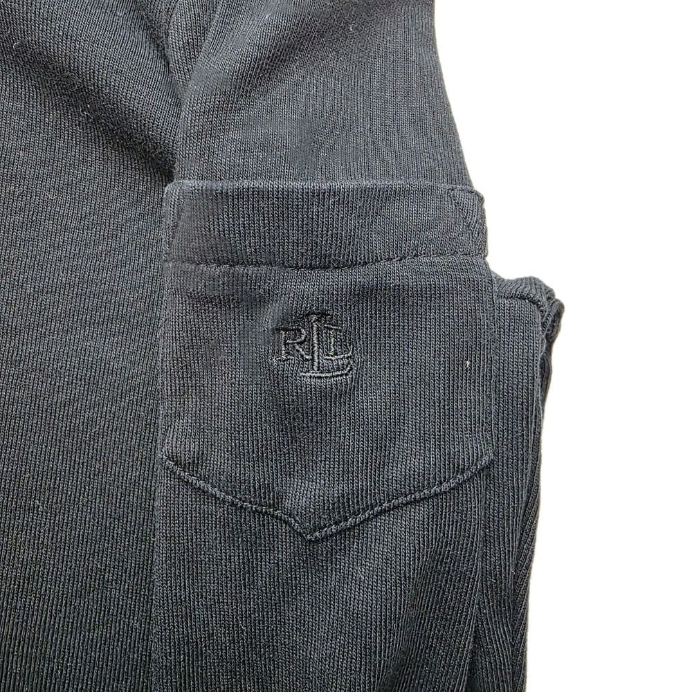 LRL Lauren‎ Jean Co Women’s Large Black Crewneck Long Sleeve Shirt - Thumbnail 4