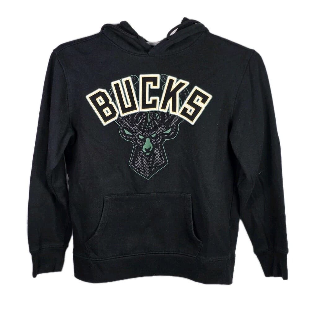Milwaukee Bucks Small Black Long Sleeve Hoodie - Thumbnail 8