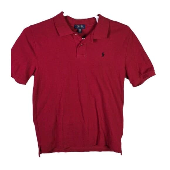 Polo‎ Ralph Lauren Teens (18-20 ) Red Short Sleeve Shirt - Thumbnail 9