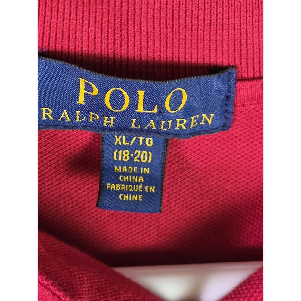 Polo‎ Ralph Lauren Teens (18-20 ) Red Short Sleeve Shirt - Thumbnail 3