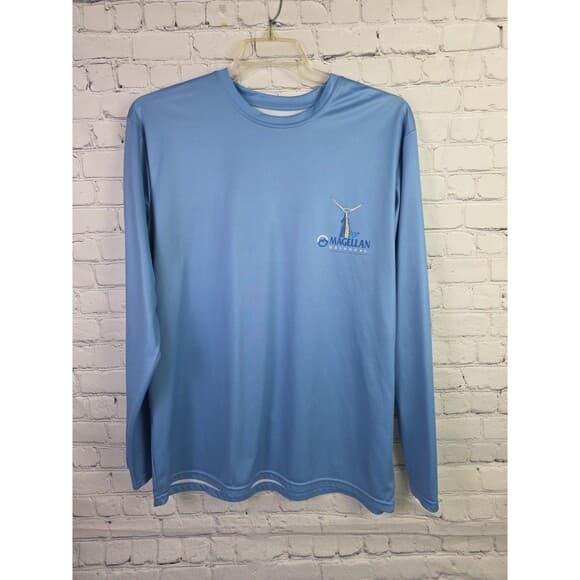 Magellan Men's Large Blue Outdoors Soft Wick Long Sleeve Graphic T-Shirt - Thumbnail 9