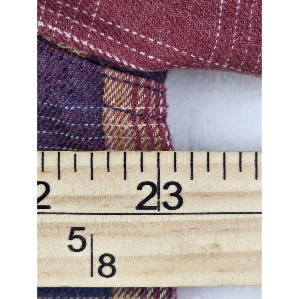 SOLARIS Men's Large Flannel Long Sleeve Button Up‎ Shirt - Thumbnail 5