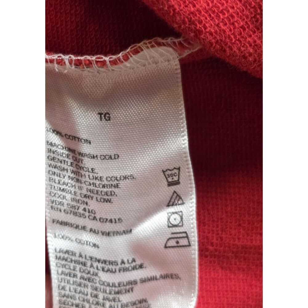 Vtg Nautica Sailing Club Men's XL Red, White & Blue Color Embroidered Polo Shirt - Thumbnail 5
