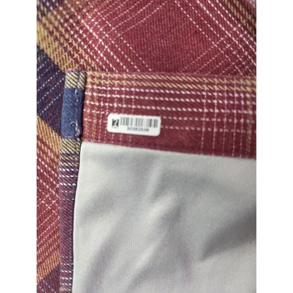SOLARIS Men's Large Flannel Long Sleeve Button Up‎ Shirt - Thumbnail 6