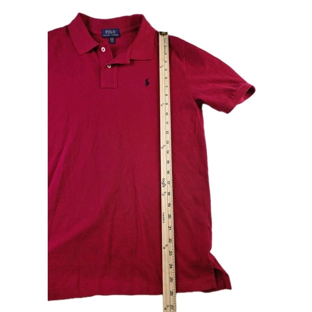 Polo‎ Ralph Lauren Teens (18-20 ) Red Short Sleeve Shirt - Thumbnail 7