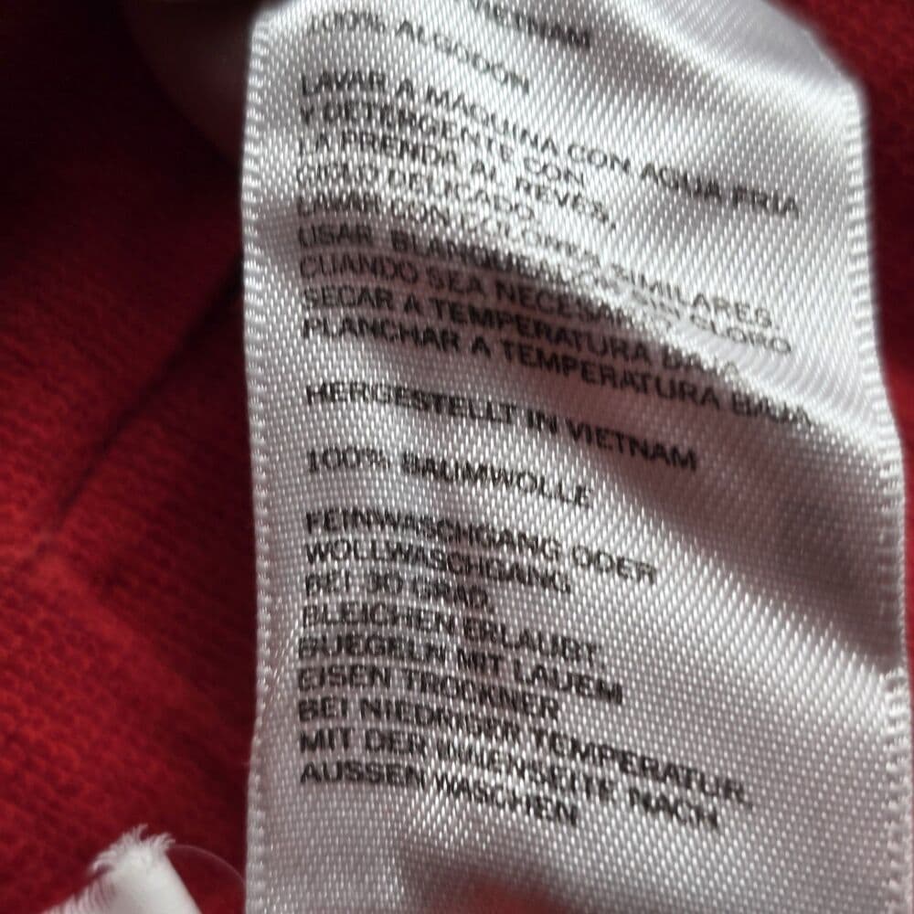 Vtg Nautica Sailing Club Men's XL Red, White & Blue Color Embroidered Polo Shirt - Thumbnail 6