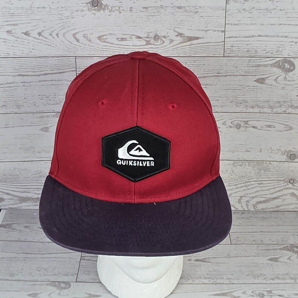 Quicksilver Red & Black Adult's Stretch Cap - Thumbnail 7