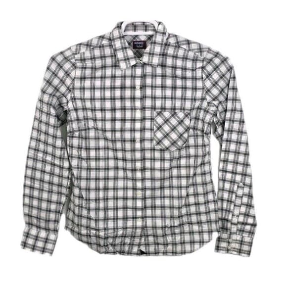 NWOT Untuckit Women’s Marina Plaid Long Sleeve Button Down In Sizes 0, 2, 4 & 6 - Thumbnail 7