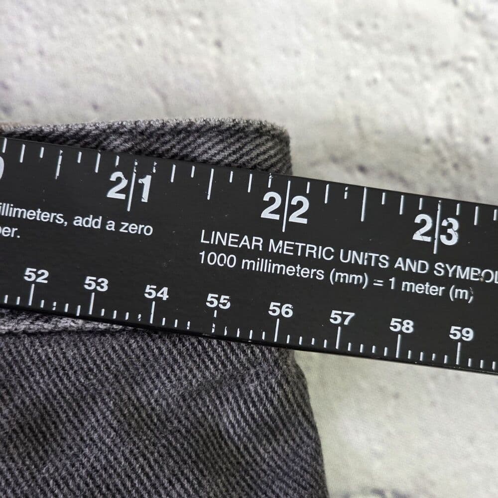 Vintage Marithe Francois Girbaud Men's Size 42 Black Jean Shorts - Thumbnail 7