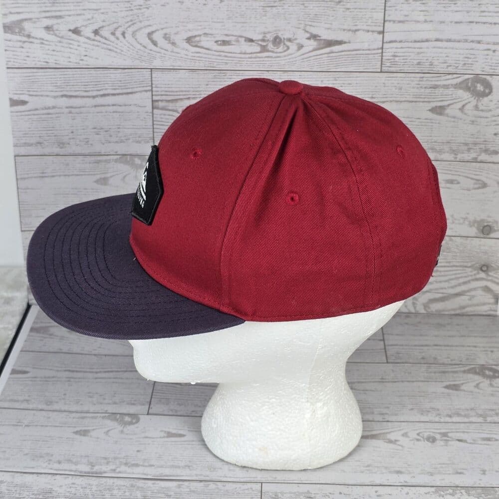 Quicksilver Red & Black Adult's Stretch Cap - Thumbnail 2