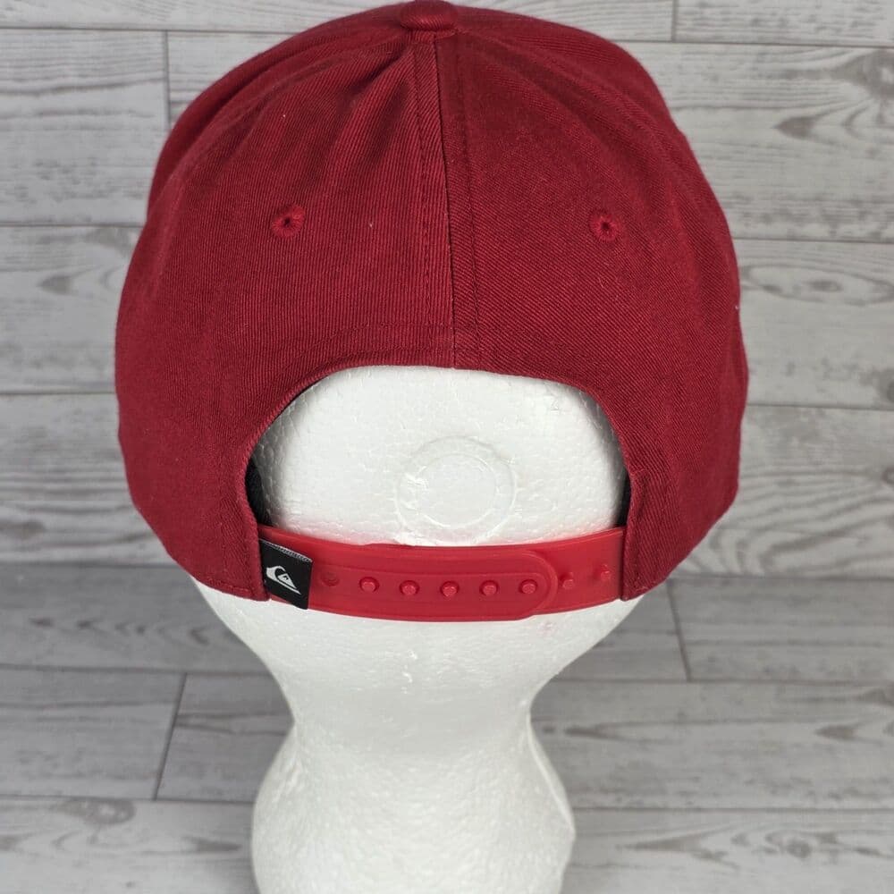 Quicksilver Red & Black Adult's Stretch Cap - Thumbnail 4
