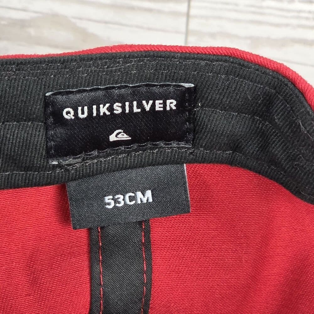 Quicksilver Red & Black Adult's Stretch Cap - Thumbnail 6