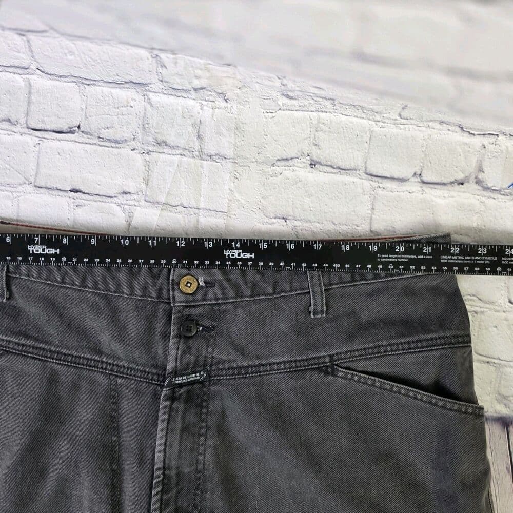 Vintage Marithe Francois Girbaud Men's Size 42 Black Jean Shorts - Thumbnail 6