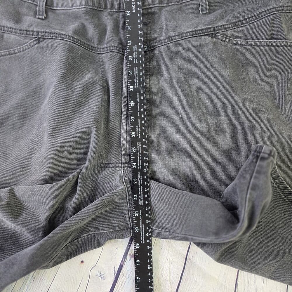 Vintage Marithe Francois Girbaud Men's Size 42 Black Jean Shorts - Thumbnail 10