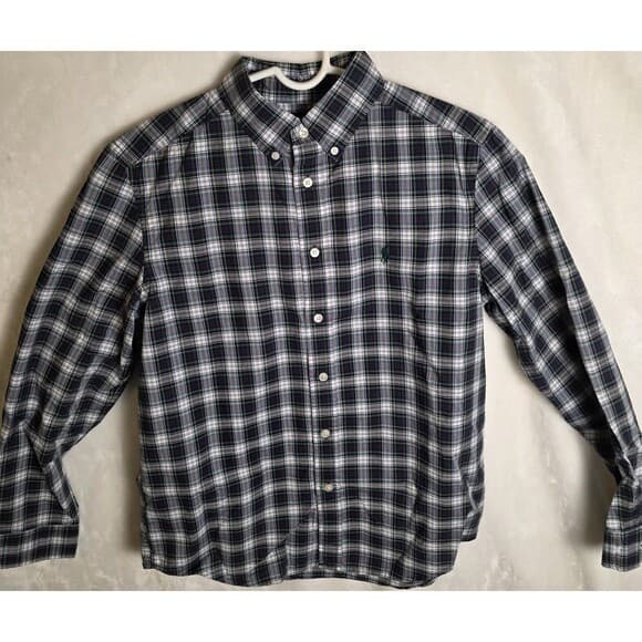 Ralph Lauren Boys Large‎ 14 / 16 Plaid Button Down Shirt - Thumbnail 9