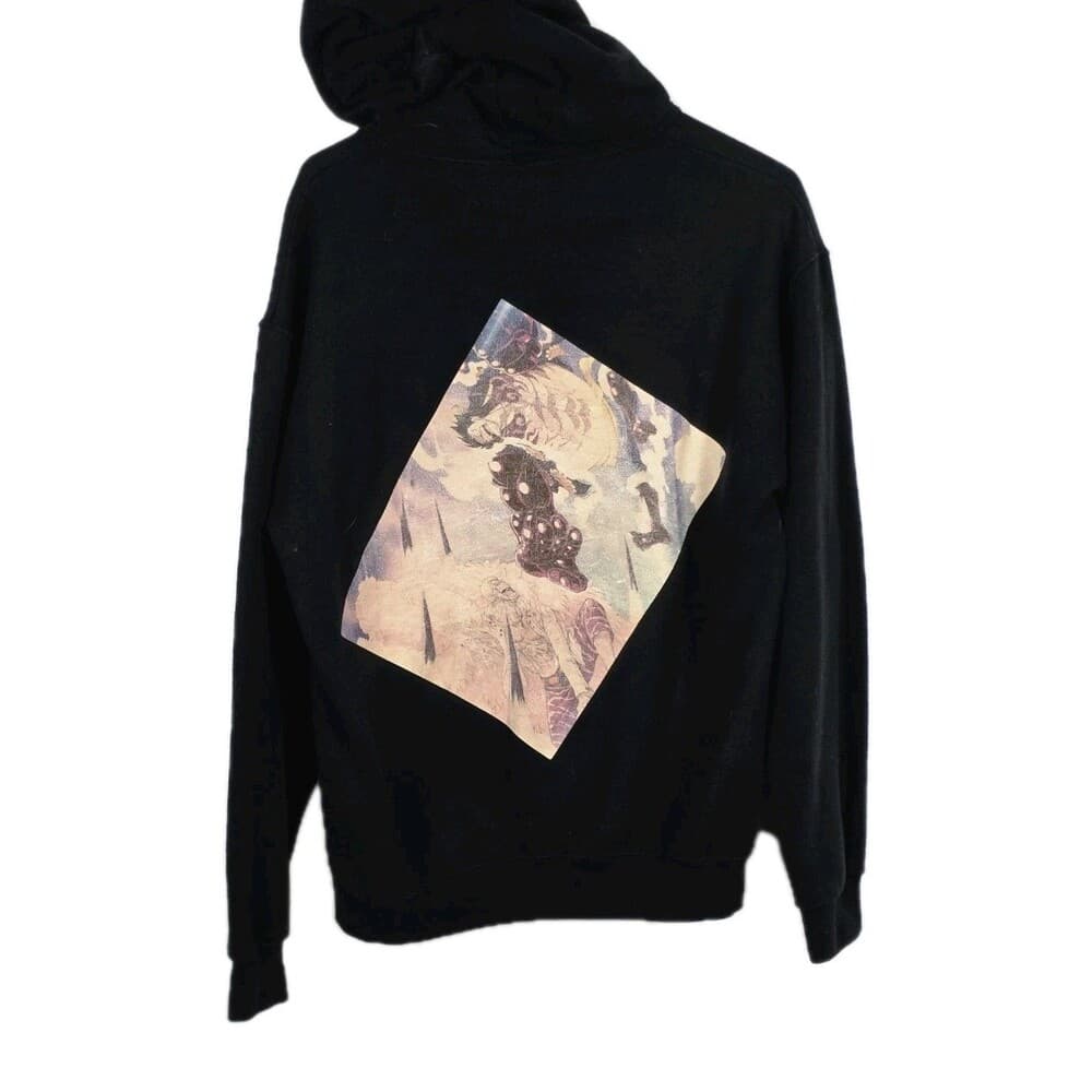 Anime‎ Luffy Mens Medium Black Long Sleeve Hoodie - Thumbnail 6