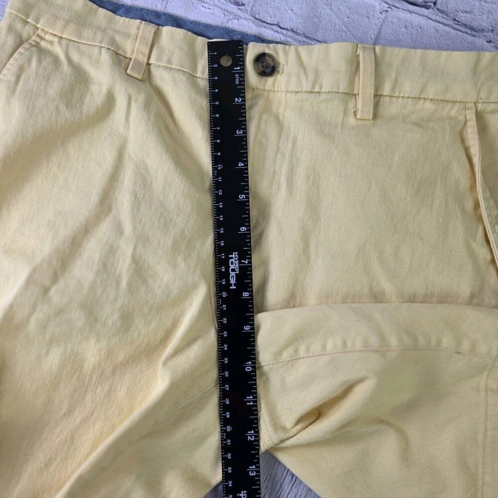 Chaps Yellow Shorts Men's Size 34 Flat Front Summer Beach Fun Golf - Thumbnail 6