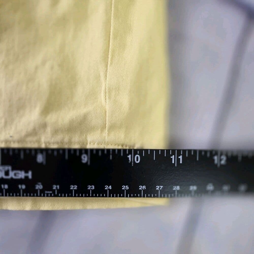 Chaps Yellow Shorts Men's Size 34 Flat Front Summer Beach Fun Golf - Thumbnail 8