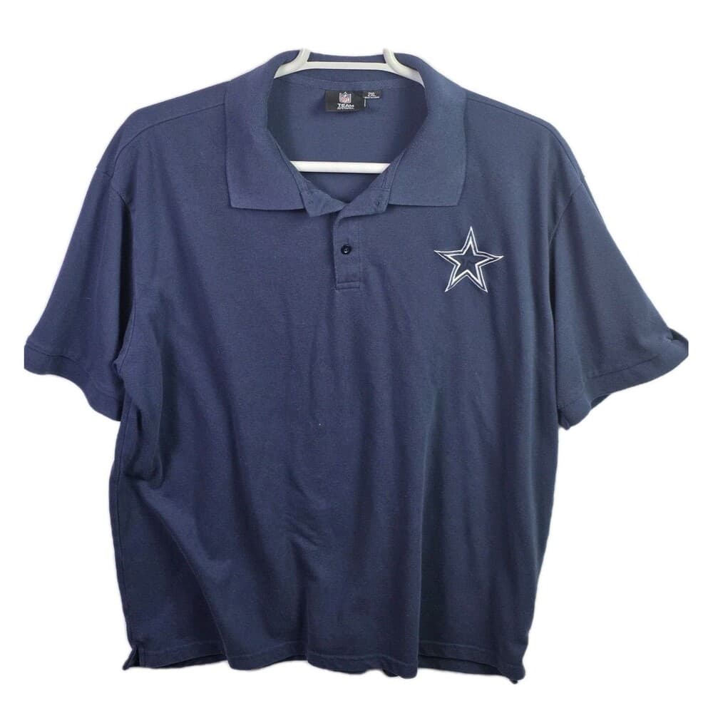Vintage‎ Dallas Cowboys Team Apparel Men’s XXL Blue Short Sleeve Shirt - Thumbnail 7