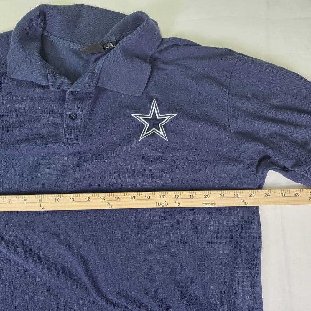 Vintage‎ Dallas Cowboys Team Apparel Men’s XXL Blue Short Sleeve Shirt - Thumbnail 2