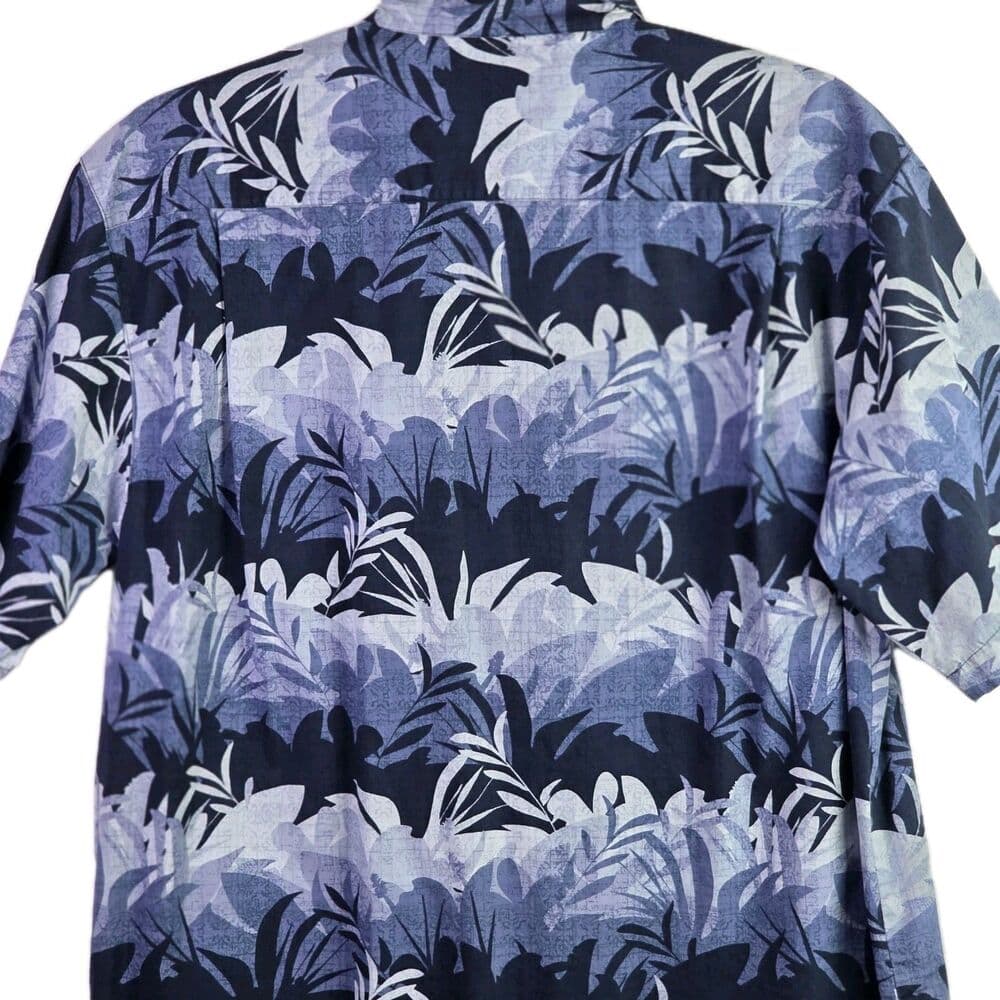 Roundtree & Yorke Men's Large Hawaiian Tropical Short Sleeve Shirt - Thumbnail 8