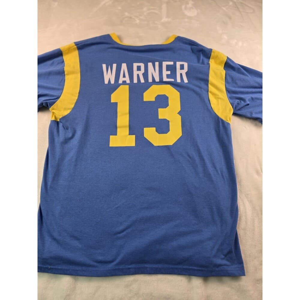 St. Louis Rams Kurt Warner Size XL Retro‎ T-Shirt - Thumbnail 3