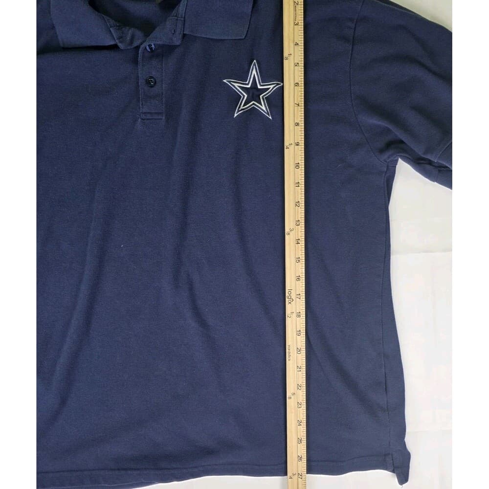 Vintage‎ Dallas Cowboys Team Apparel Men’s XXL Blue Short Sleeve Shirt - Thumbnail 4