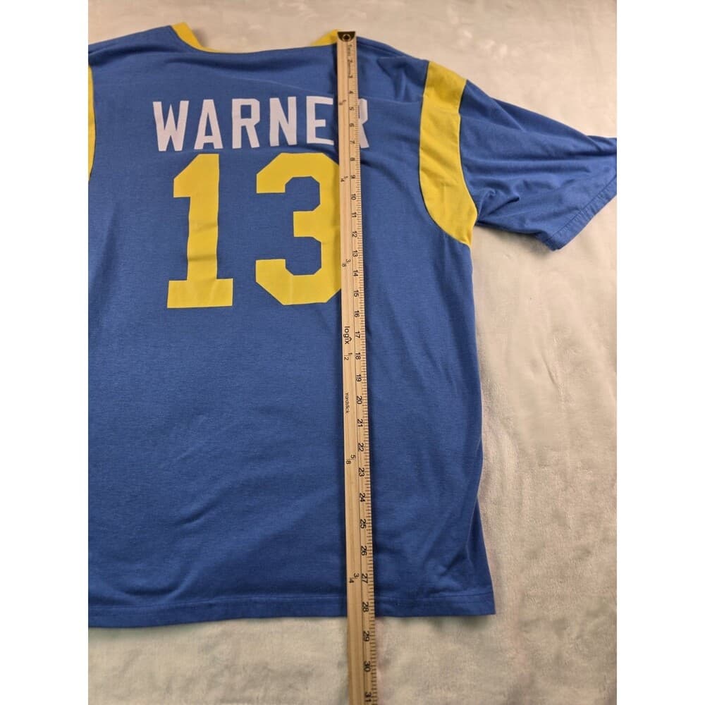 St. Louis Rams Kurt Warner Size XL Retro‎ T-Shirt - Thumbnail 6