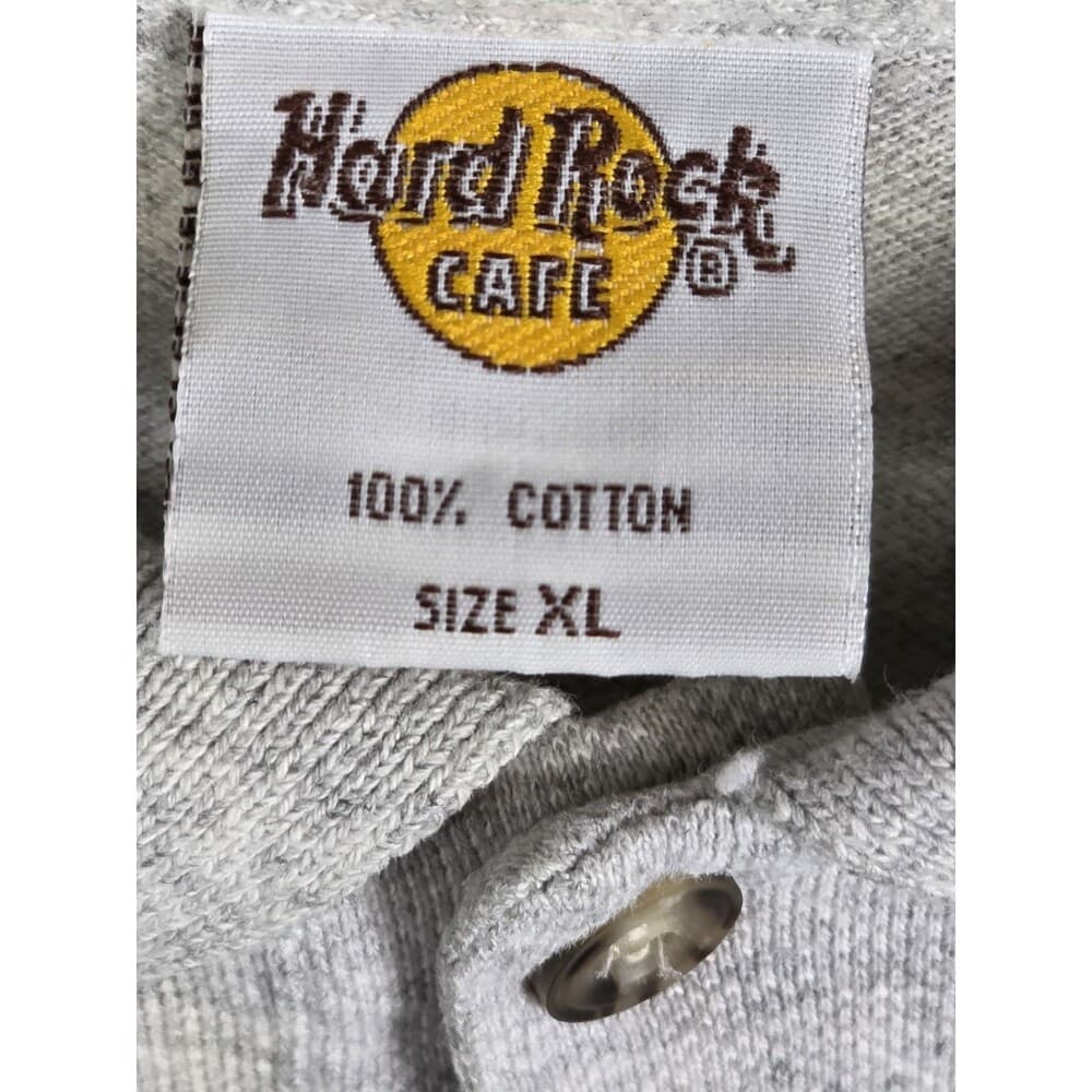 VTG Hard Rock Cafe London Men's‎ XL Gray Polo Short Sleeve Shirt - Thumbnail 2