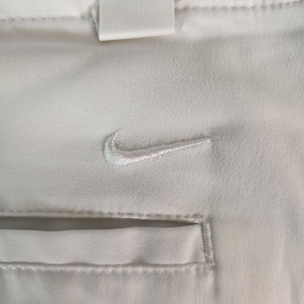 Nike Golf Dry Fit Size 10 Ivory/Off White Shorts - Thumbnail 9