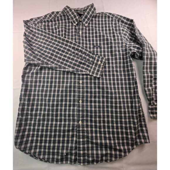 Chaps Mens XL Green Multicolored Button‎ Down Shirt - Thumbnail 7