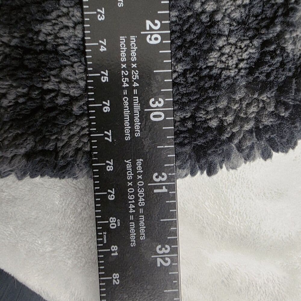 Airwalk Men's 3XL Black & Gray Checkerboard 1/4 Zip Fleece Pullover - Thumbnail 5