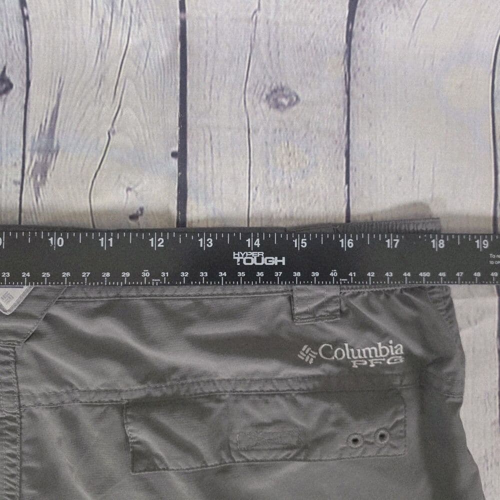 Columbia Men's 36 " Gray Nylon Flat Front Cargo Shorts - Thumbnail 5