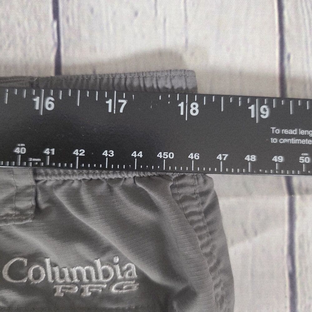 Columbia Men's 36 " Gray Nylon Flat Front Cargo Shorts - Thumbnail 6