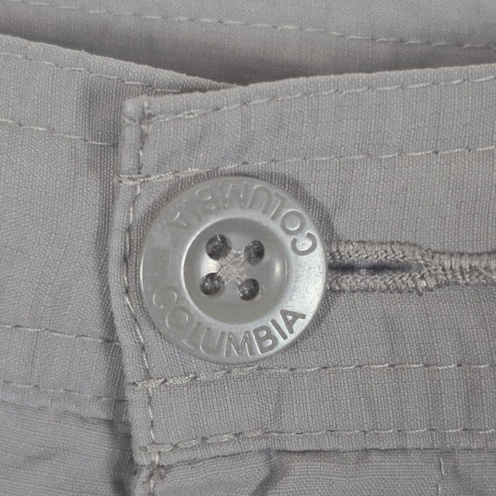 Columbia Men's 36 " Gray Nylon Flat Front Cargo Shorts - Thumbnail 3