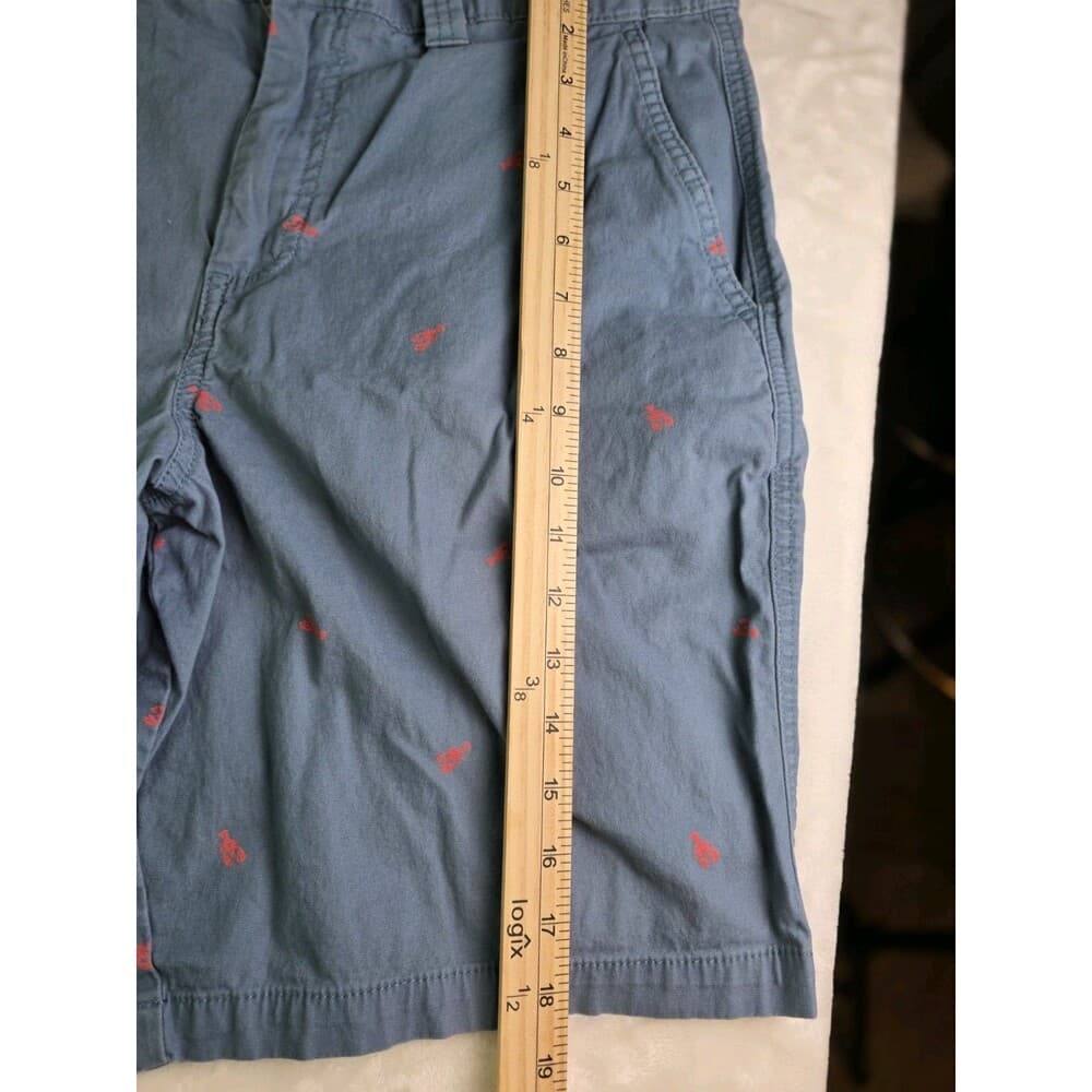 Magellan Shorts Men's Size‎ 33 Chino Blue/Green Shorts - Thumbnail 4
