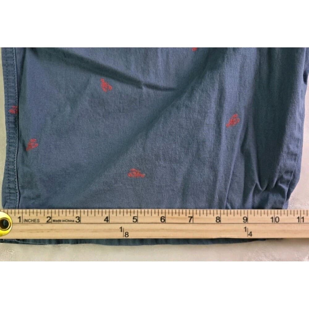 Magellan Shorts Men's Size‎ 33 Chino Blue/Green Shorts - Thumbnail 3