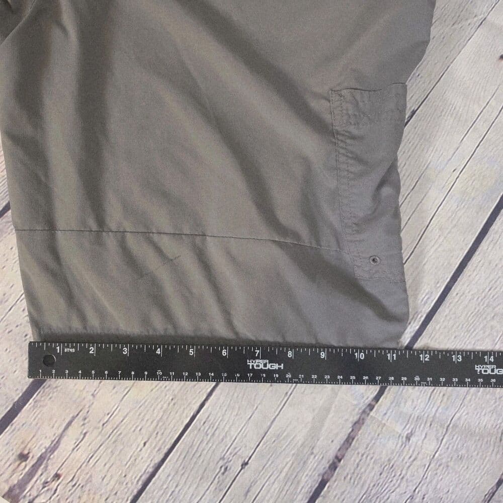 Columbia Men's 36 " Gray Nylon Flat Front Cargo Shorts - Thumbnail 11