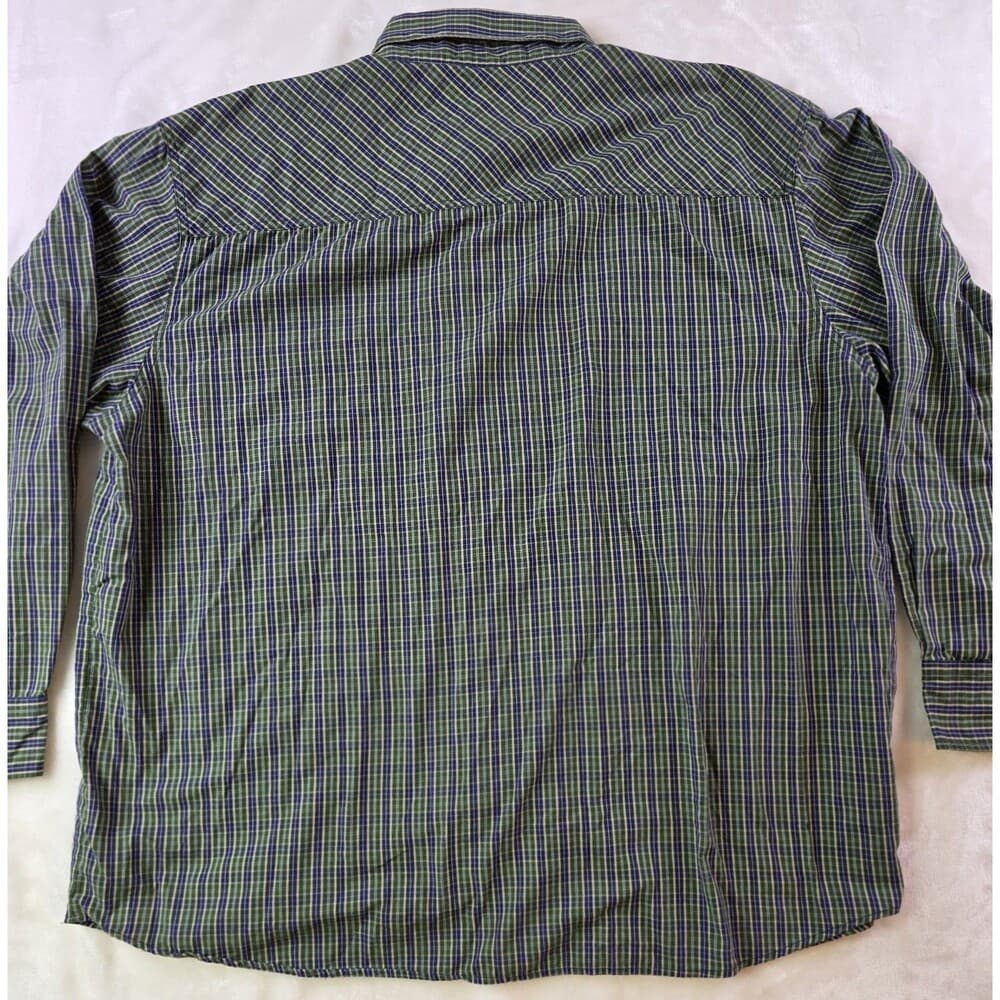 CE Schmidt Workwear Men's XXL Long Sleeve Plaid Button‎ Up Shirt - Thumbnail 7