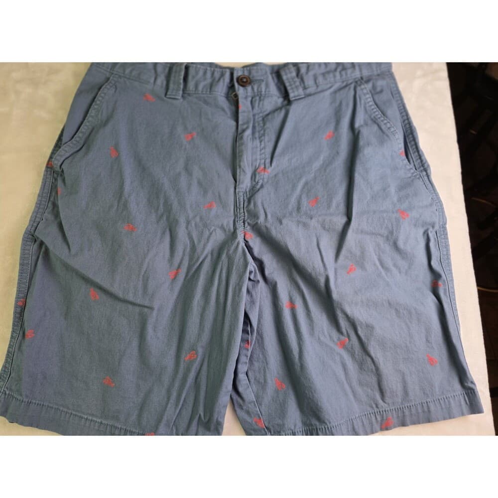 Magellan Shorts Men's Size‎ 33 Chino Blue/Green Shorts - Thumbnail 6